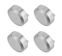 ULTECHNOVO Clips para Colgar Espejos de 0,18 a 0,24 Pulgadas para Estantes de Vidrio 4 Piezas sin Marco de Cobre Plata, Soporte Redondo Resistente Corrosión con Tornillos en Baño y Tocador