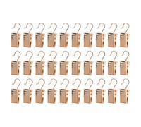 ULTECHNOVO Clips para Cortinas de Hierro Resistentes y Fáciles de Desmontar 100 Piezas Producto Accesorios Ganchos Dorados Ideales para Baño y Decoración del Hogar