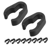 ULTECHNOVO Clips Para Micrófono De Plástico, 10 Unidades Resistentes Para Soporte De Micrófono, Uso En Estudios y Eventos, Fácil De Enganchar y Portátil