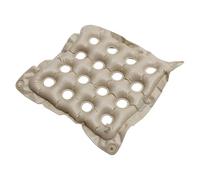 ULTECHNOVO Cojín de Asiento Inflable Cuadrado para Descompresión Resistente la Humedad para Sillas de Oficina Comedor y Camping con Diseño Ergonómico para Mayor Confort Color Beige