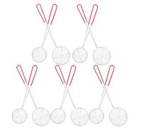 ULTECHNOVO Colador de Acero Inoxidable Mango Ergonómico para Olla Caliente, 10 Piezas, Espumadera Pequeña Multifuncional Adecuado para Cocina Profesional y Restaurante
