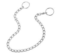 ULTECHNOVO Collar de Perro Pequeño de Metal Cromado 2.0mm X 40cm, Cadena Ligera y Decorativa para Mascotas, Gargantilla Portátil para Bulldog Francés y Razas Pequeñas, Cadena de Moda para