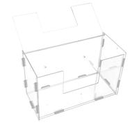 ULTECHNOVO Comedero para Conejos acrílico, Soporte para heno de Gran Capacidad, Ayuda a Comer más despacio, para Conejos y cobayas en Jaula