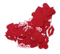 ULTECHNOVO Confeti de Papel Biodegradable en Forma de Corazones y Labios Rosa Claro 1 Juego para Decoración de Bodas San Valentín y Fiestas Adorno para Mesa y Ambiente Romántico