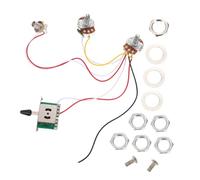 ULTECHNOVO Conjunto de Circuito y Componentes Electrónicos Potenciómetro de Cambio 500k Placa de Filamento Instalación Sencilla para Guitarra Eléctrica para Uso