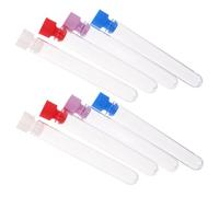 ULTECHNOVO Contenedor de Agujas de Bordar de Plástico Transparente Capacidad para 40 Piezas, Organizador Portátil y Fácil de Llevar para Accesorios de Costura