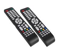 ULTECHNOVO Control Remoto para Televisión Negro, 2 Piezas Sencilla y Cambio de Canales para Uso en Casa