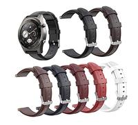 ULTECHNOVO Correa de Reloj de Piel Auténtica Unisex Ajustable para Gen Banda de Reemplazo Diseño Ergonómico y Suave para Uso Cómodo