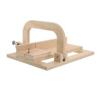 ULTECHNOVO Cortador de Jabón Ajustable de Madera con Alambre y Base Antideslizante para Hacer Jabón Artesanal en Estudio, Diseño Compacto y Multi Barra