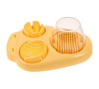 ULTECHNOVO Cortador de Limpiar Huevos de Duros de Acero Inoxidable Abs con Diseño Integrado Fácil para Ensaladas y Cocina Doméstica