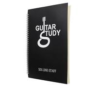 ULTECHNOVO Cuaderno de Partituras para Guitarra Portátil A4, Cuaderno de Música Diseño de Bobina, Libro de Acordes para Principiantes, Suministros para Guitarristas, Libreta de Notas