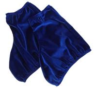 ULTECHNOVO Cubierta para Botas de Patinaje Azul Protector Elástico de Poliéster para Patines Artísticos Hielo y Ruedas Resistente al Desgaste y Práctico para Patinadores