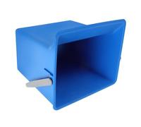 ULTECHNOVO Cubo de Limpieza Rectangular Plástico Azul con Medidor 12l para Hogar y Coche, Cubo Multiusos para Agua y Basura, Equipo Portátil para Uso Doméstico y Limpieza