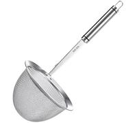 ULTECHNOVO Cuchara Coladora de Malla Fina de Acero Inoxidable para Cocina, Resistente al Desgaste y Fácil de Almacenar, Adecuado para Cocinar y Hot Pot