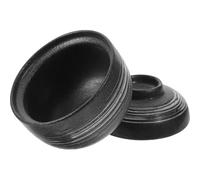 ULTECHNOVO Cuenco Japonés de Cerámica Tapa 230ml para Sopa y Fideos | Estilo Japonés Creativo, Acabado Negro, Fácil de Limpiar, para Buffet y Restaurante, Uso Multifunción