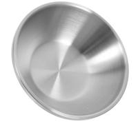 ULTECHNOVO Cuencos de Acero Inoxidable para Salsas, Tazón Pequeño Plateado de 14 Cm, Diseño Grueso Resistente al Calor, Adecuado para Barbacoa, Ollas Calientes y Servir Condimentos