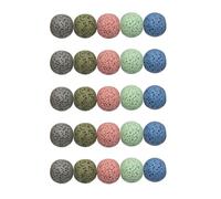 ULTECHNOVO Cuentas Volcánicas Redondas 8 Mm Mixtas 50 Piezas para Hacer Joyas Diy, Abalorios Creativos para Pulseras y Collares, Cuentas Espaciadoras de Piedra Natural para Color Aleatorio