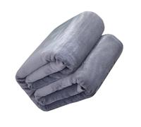 ULTECHNOVO de Coral Gruesa de de Oficina Pesada y para Siestas para Sofá y Cama Color Gris Plata