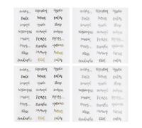 ULTECHNOVO de Etiquetas Adhesivas y Material Pvc 10 Fuerte Adhesión para Botellas de Aceites para de Frascos y Botellas Cosméticas