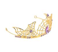 ULTECHNOVO de Halloween Espeluznante con Telaraña Diadema Gótica de Aleación Ligera y Duradera Tocado para Mujer Adulto Accesorio para Disfraces de Bruja Reina y Vampira