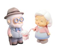 ULTECHNOVO Decoración De Pareja De Ancianos Estatua De Amor para Día De Los Abuelos
