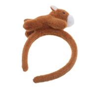 ULTECHNOVO Diadema de Caballito de Peluche Colorida para Niñas Accesorios de Fiesta para Cumpleaños y Decoraciones Chinas Año del Caballo