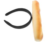 ULTECHNOVO Diadema de Cosplay de Pan Baguette Realista 1 unidad Tamaño Estándar Ligera para Mujeres Fiestas Cumpleaños Sesiones de Fotos Accesorio Cabello