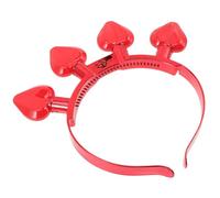 ULTECHNOVO Diadema Forma de Corazón Día de San Valentín Aro Decorativo Brillante Pelo para Mujeres y Niñas Diadema de San Valentín Aros de Corazón Pelo de Fiesta