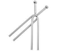 ULTECHNOVO Diapasón de Tono a Estándar 440 Hz para Guitarra, Set de 2 Piezas Plateadas, Accesorios Prácticos para Afinación de Instrumentos Musicales, Afinadores de Tono para Guitarra