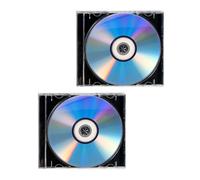 ULTECHNOVO Discos CD-r Vírgenes Grabables de Gran Capacidad, 2 Unidades con Estuche para Grabación de Audio y Datos, Medios Imprimibles para Música, Almacenamiento Seguro en Formato DVD/CD