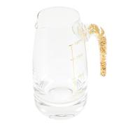 ULTECHNOVO Dispensador de Licor de Cristal Pan de Oro para Almacenar Vino Tinto, Capacidad 100ml, Diseño Elegante y Sencillo para Vinotecas y Amantes del Vino Color Aleatorio