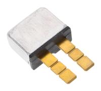 ULTECHNOVO Disyuntor Automotriz de 30a 12vdc Diseño Enchufable y Reinicio Automático, Protector Térmico Metálico para Circuitos de Coche Color Plata