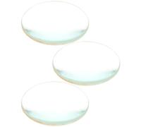 ULTECHNOVO Doble lente convexa convexa de vidrio óptico cóncavo y convexa diámetro de lente óptica 50 mm distancia focal 100 mm para laboratorios 3 unidades