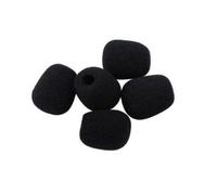 ULTECHNOVO Duradera Negros 10 Protectores de Parabrisas Espuma de Alta Densidad que Mejoran la Calidad de Sonido para Micrófonos de Solapa en Estudios de Grabación