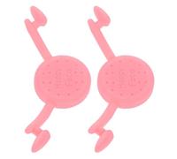 ULTECHNOVO Entrenador de Sonrisa Facial 2 Piezas Color Rosa, Ejercitador de Papada y Mandíbula para Mujeres, Fortalecedor Bucal para Crear Hoyuelos y Mejorar Contornos Faciales,