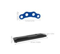 ULTECHNOVO Entrenador Portátil para Guitarra de Bolsillo con 6 Trastes Estirador de Dedos Azul Medio Herramienta para Practicar Escalas y Acordes Adecuado para Principiantes y