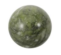 ULTECHNOVO Esfera de Jade Natural Verde Pulida de 5 Cm para Decoración de Estantes y Sala, Bola de Cristal Mantenimiento Fácil y Ambiente Armonioso