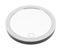 ULTECHNOVO Espejo de Maquillaje Portátil con Luz LED Recargable, Función de Aumento 10x, Triple Ventosa para Tocador y Viaje, Material Abs Resistente