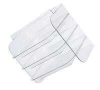 ULTECHNOVO Estante de Cocina de Múltiples Capas Estante para Alimentos Estilo Cajón 3 Capas Pet Apilable, para Frutas y Verduras, Evita Mezcla de Olores, Cocina y Servicio de Verduras