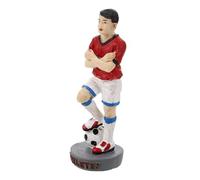 ULTECHNOVO Estatua Decorativa Fútbol Escultura para Oficina y Hogar Adorno de Escritorio de Psicología de Arena para Decoración de Habitaciones para Entusiastas del Fútbol