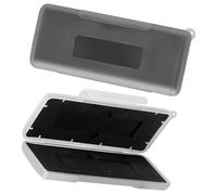 ULTECHNOVO Estuche Protector para 2 Discos SSD M.2, Caja Rígida y Antivibración, Almacenamiento Compacto de Plástico PP Gris y Blanco, Estuche de Transporte para Accesorios de Computadora