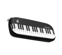 ULTECHNOVO Estuche Rígido de Eva Diseño de Teclado de Piano, Compacto y Portátil Cierre de Cremallera Suave para Estudiantes Escuela u Oficina