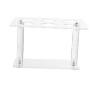 ULTECHNOVO Expositor De Helados De Acrílico Transparente para Almacenamiento y Exhibición Soporte Estable para Conos De Helado para Mostrador De Heladería