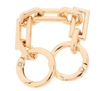 ULTECHNOVO Extensor de Correa de Cadena Dorada para Bolso Hebilla Cuadrada, Correa de Hombro de Cuero Suave, Cadena Extensible para Bandolera, Accesorio para Modificar Bolsos de Mano y Uso