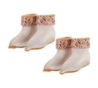 ULTECHNOVO Forros para botas de mujer, calcetines térmicos extraíbles de algodón vellón, M 39, 2 pares, diseño para ciclismo y senderismo en lluvia