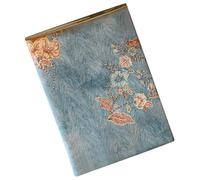 ULTECHNOVO Funda de Libro Ajustable de Tela Diseño Ornamental y Resistente al Desgaste para Proteger Libros Escuela Oficina