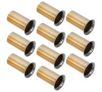 ULTECHNOVO Funda para Base de Lámpara de Araña 30x50 Mm en Color Oro Antiguo 10 Piezas de Accesorio de Iluminación para Lámparas de Techo y Candelabros Compatible para Mejoras del Hogar