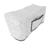 ULTECHNOVO Funda Protectora Reutilizable para Máquina de Coser en Color Plata, Hecha de Algodón y Papel de Aluminio con Bolsillo, Resistente al Agua para Uso Hogar o Taller