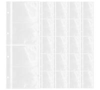 ULTECHNOVO Fundas Transparentes para Fotos 4x6 Pulgadas, 50 Páginas Protectoras para Álbum de Fotos, Hojas de Recambio Plásticas Compatibles para Álbumes, Postales y Organizadores