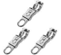 ULTECHNOVO Gancho De Pánico Para Paracord Con Liberación Rápida Y Ojo Fijo Mosquetón De Aleación De Zinc Para Equitación Y Ciclismo Fácil Instalación Y Control Seguro